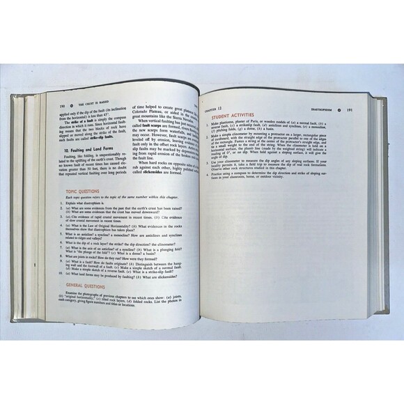 Vintage Earth Science The World We Live In Textbook Namowitz Stone 1970s - Picture 9 of 16